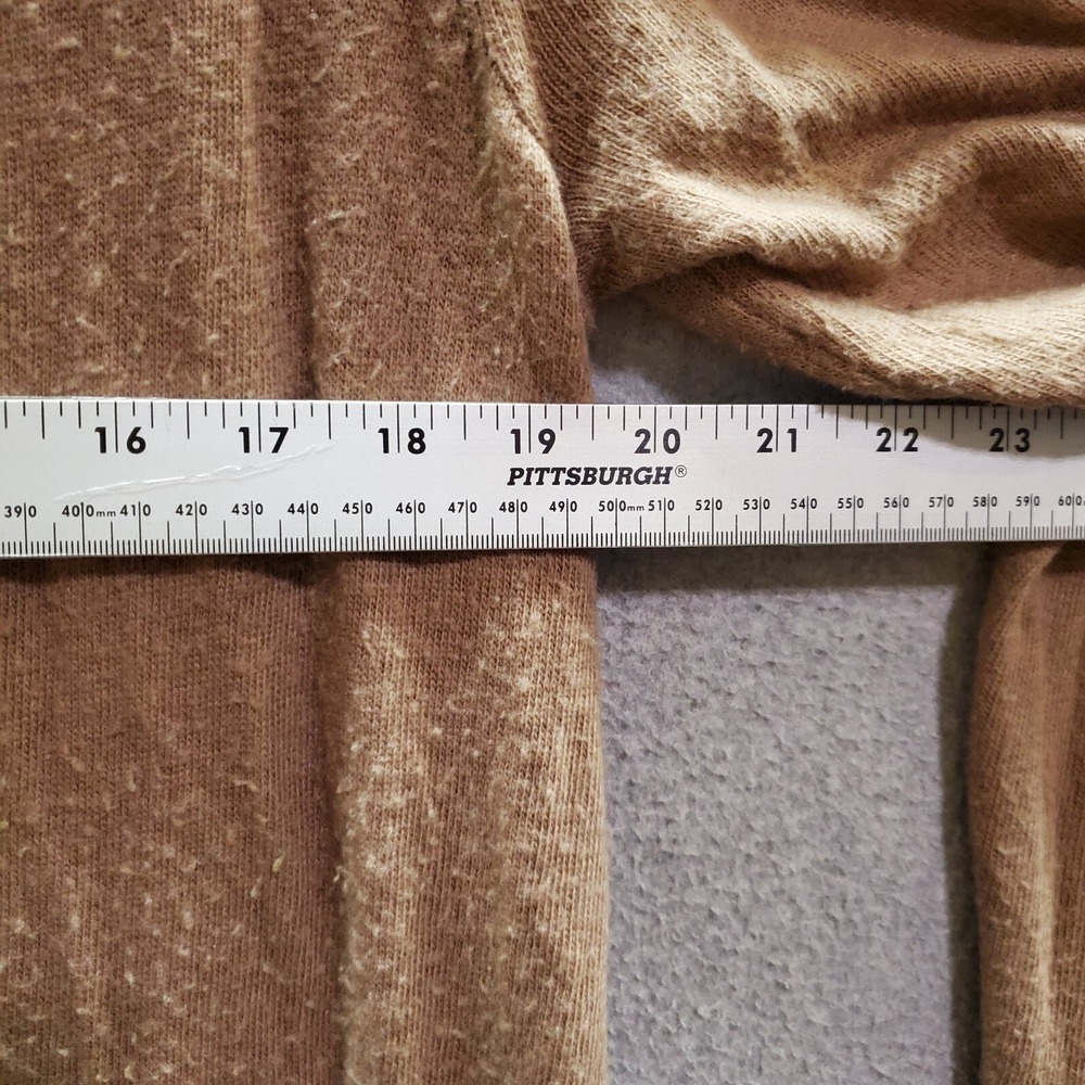 Torrid‎ Women Sweater 0 Brown Rib Open Front Cardigan Duster Pockets - Picture 2 of 6